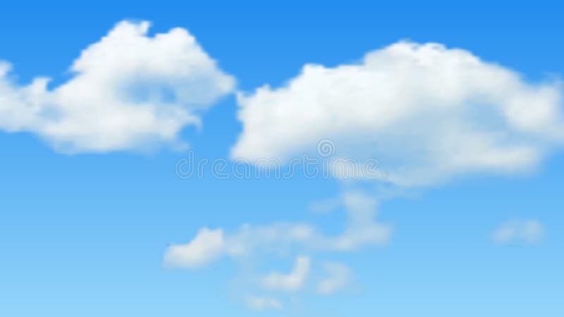 Natural Background with Cloud on Blue Sky Stock Vector - Illustration of  outdoor, graphic: 194644143