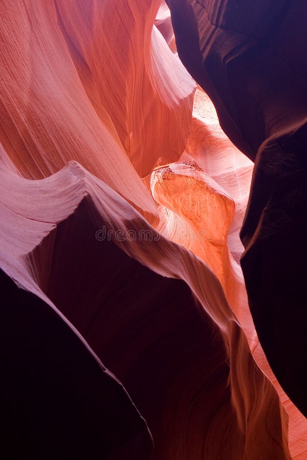 The Natural Beauty of Arizonas Antelope Canyons stock image The Natural Beauty of Arizonas Antelope Canyons stock image