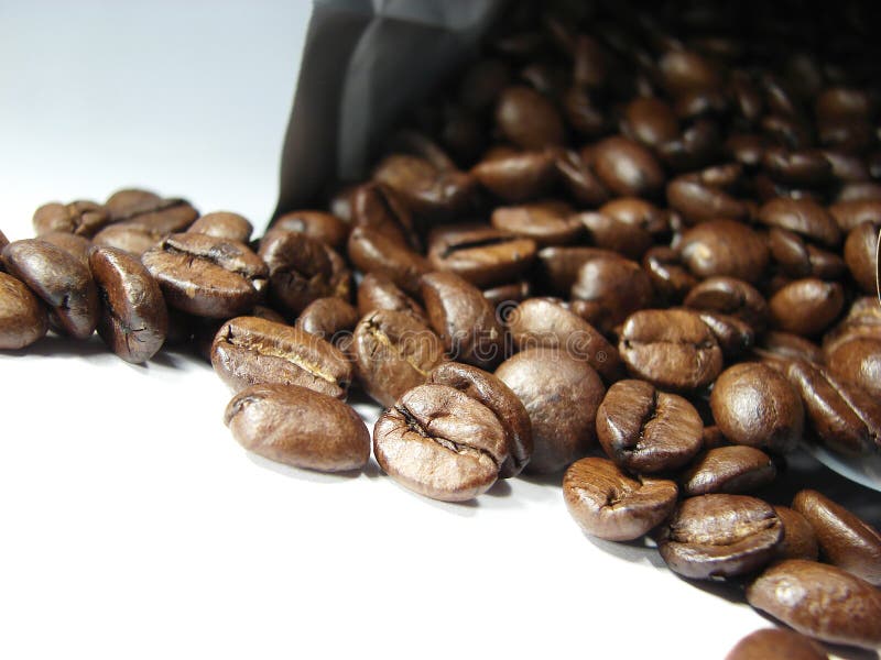 Natural Black Coffee Beans Picture. Image 5033627