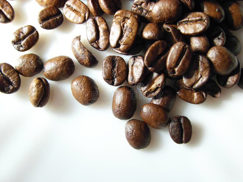 Natural black coffee beans background 3