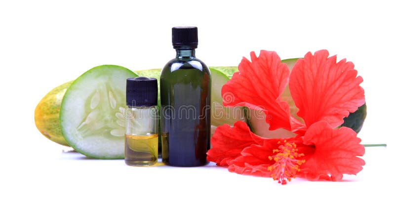 Natural body oil bottles