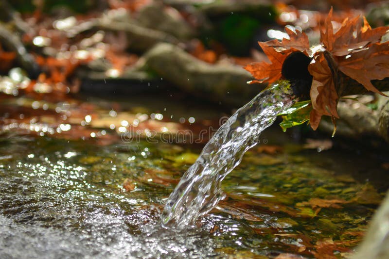 Natural, cold and fresh waters royalty free stock photography Natural, cold and fresh waters royalty free stock photography