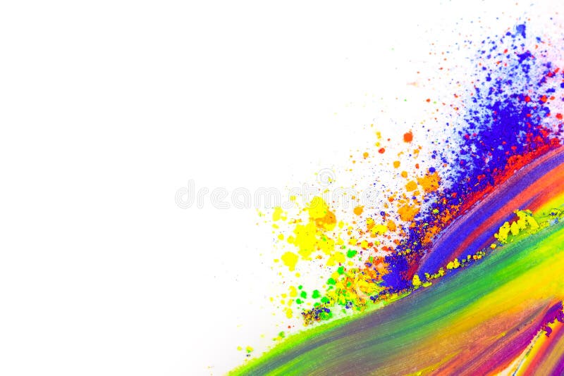 Colorful Powder Paint Stock Illustration - Download Image Now