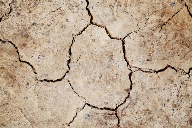 Natural dirty mud ground texture background. Closeup macro of dry brown soil sand land. Abstract earth nature backdrop, wallpaper stock photography