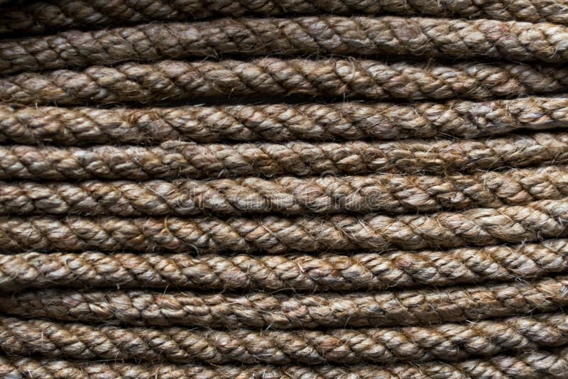 Natural Ecofriendly Thread Gray Brown Rope Ship Twine Texture