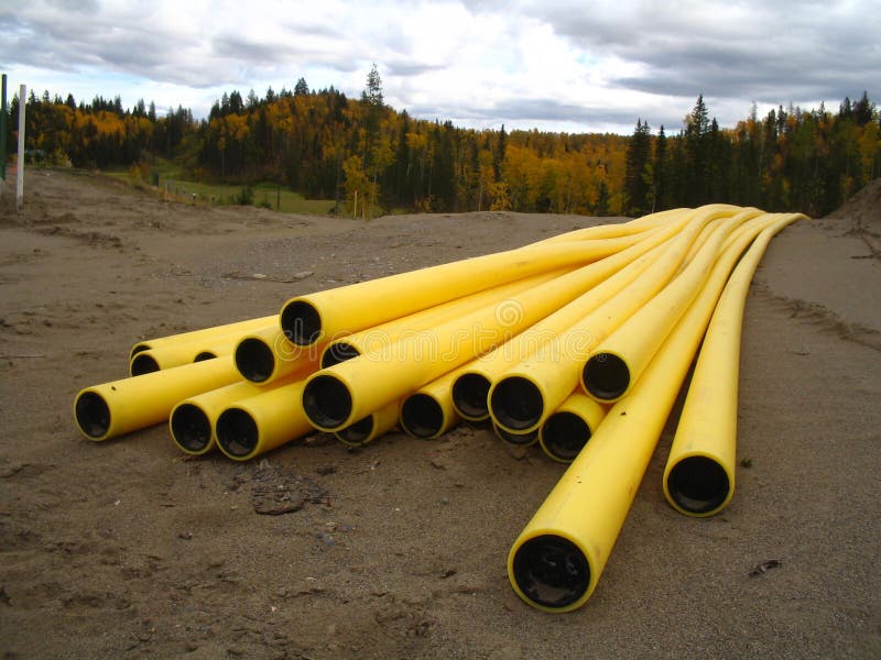 Natural gas pipes