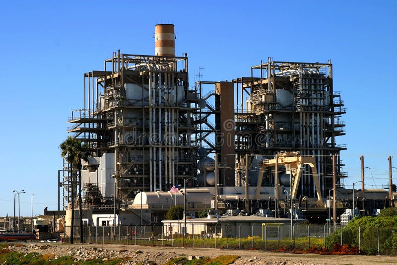 Natural Gas Power Plant stock photo. Image of greenpeace - 8802820