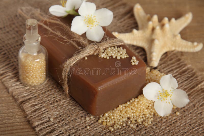 Natural handmade soap. Spa