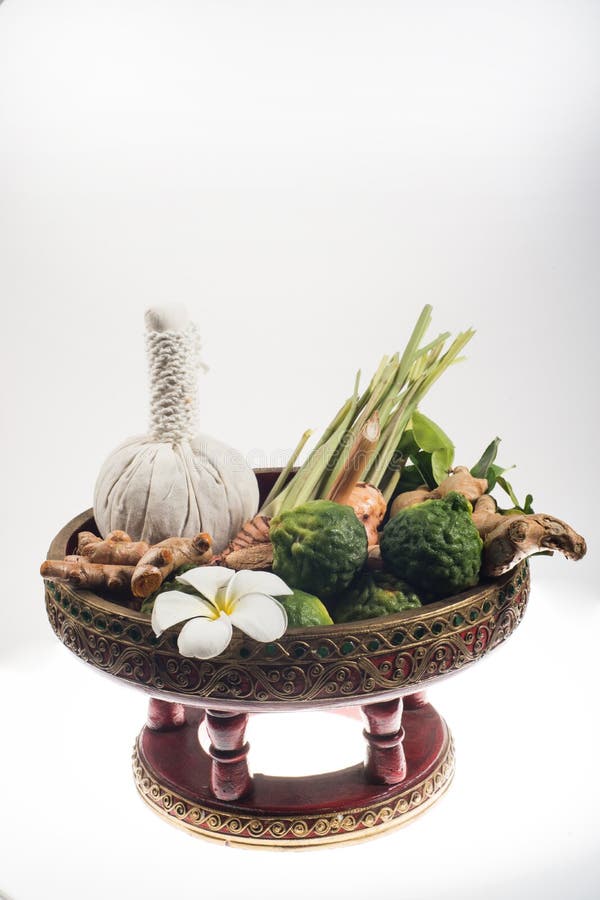 Aroma Therapy Natural Herbs Massage Ball Stock Photo Image of aroma