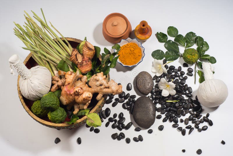 Natural Herbs Aroma Therapy Massage Ball Stock Image Image of therapy