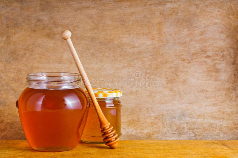 Natural honey stock images