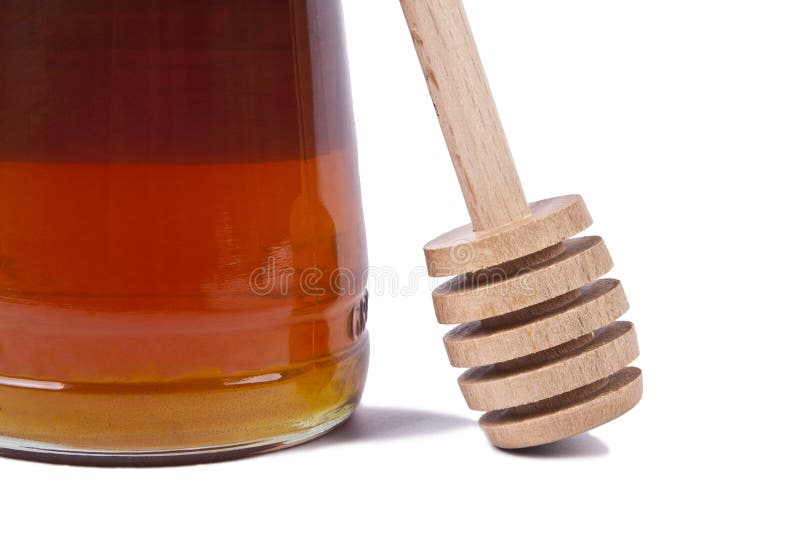 Natural honey stock photo