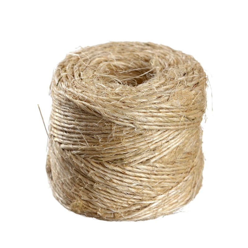 Natural Jute Twine royalty free stock photo Natural Jute Twine royalty free stock photo