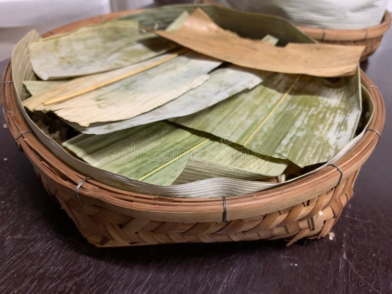 Natural Leaf for Food Package Wrapping Stock Image Image of package