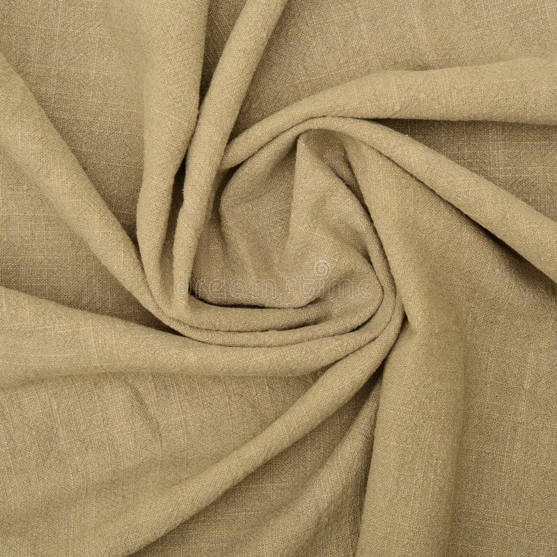 Natural linen fabric stock image. Image of burlap, cream 66056995