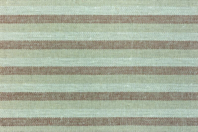Natural Linen Striped Rough Textured Fabric. High Quality Backdrop