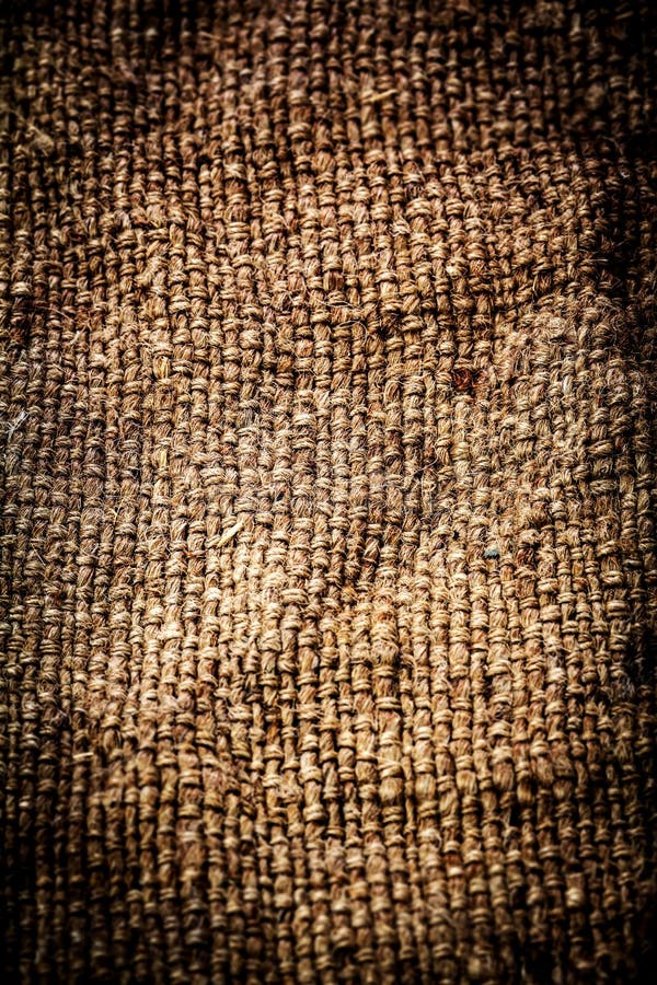 Natural linen texture for the background. Dark Grunge textile ba stock photos