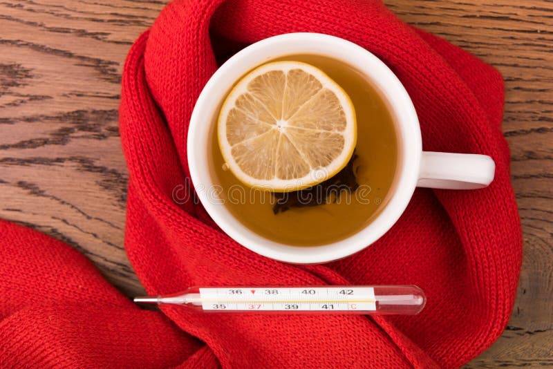 Natural Medicine a Safe and Effective Treatment for Colds Stock Photo