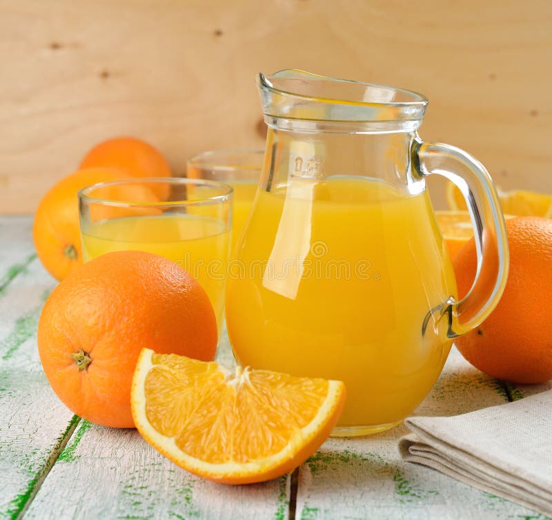 Natural orange juice royalty free stock photography