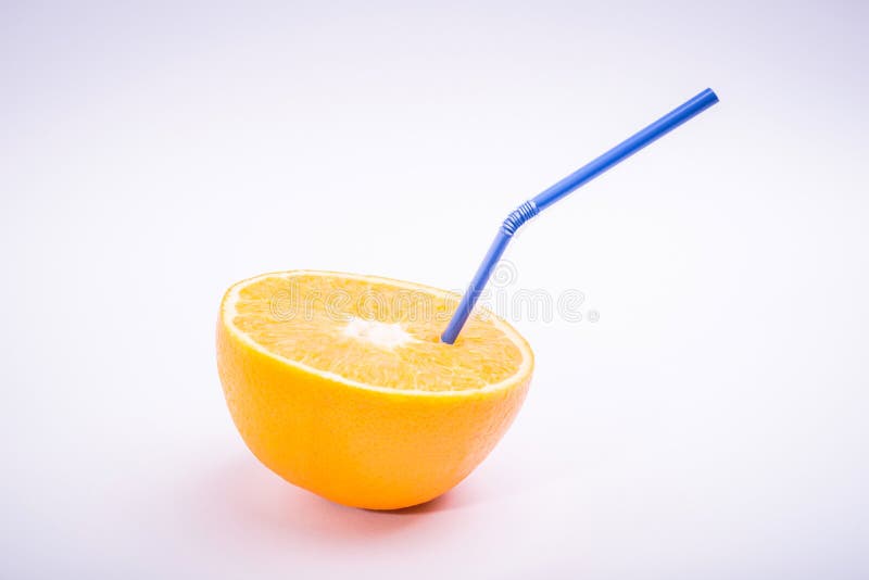 Natural orange juice stock images