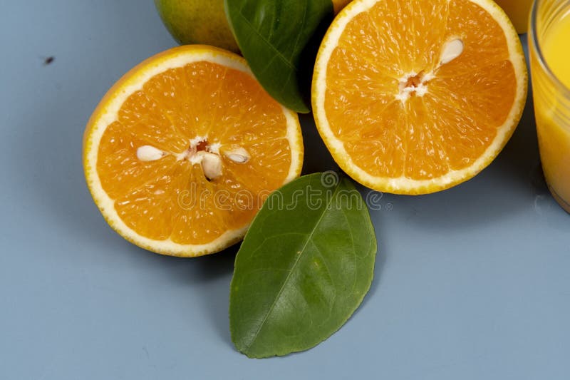Natural orange juice royalty free stock photos