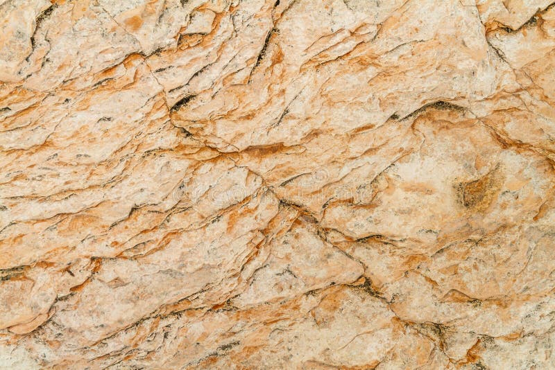 Natural orange stone monolith royalty free stock photography