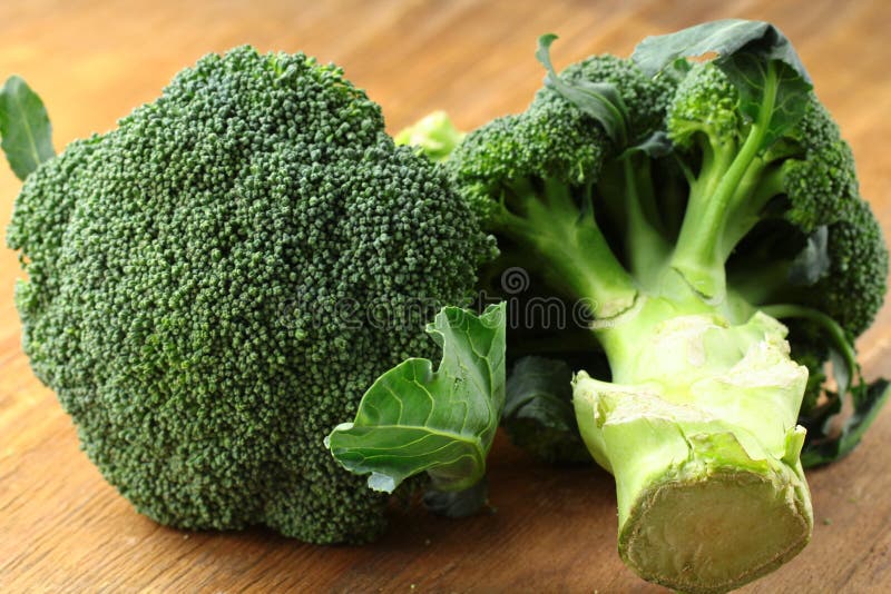 Natural organic broccoli royalty free stock photos