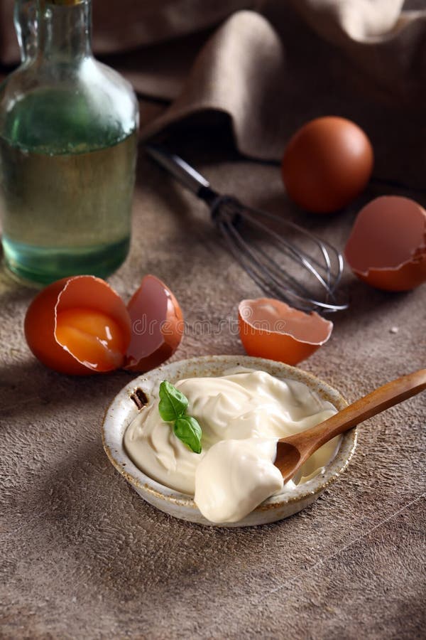 Organic Mayonnaise Dressing for Salads Stock Image Image of condiment