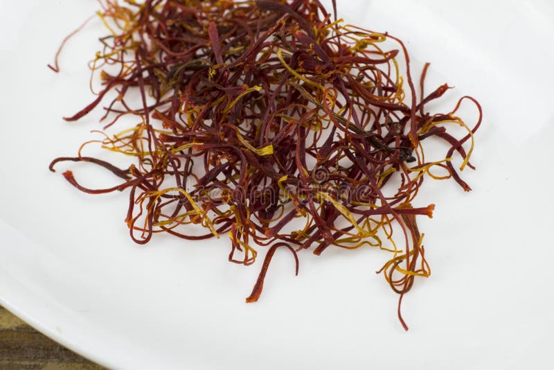 Natural Organic Saffron To Eat Stock Photo Image of taste, culinary