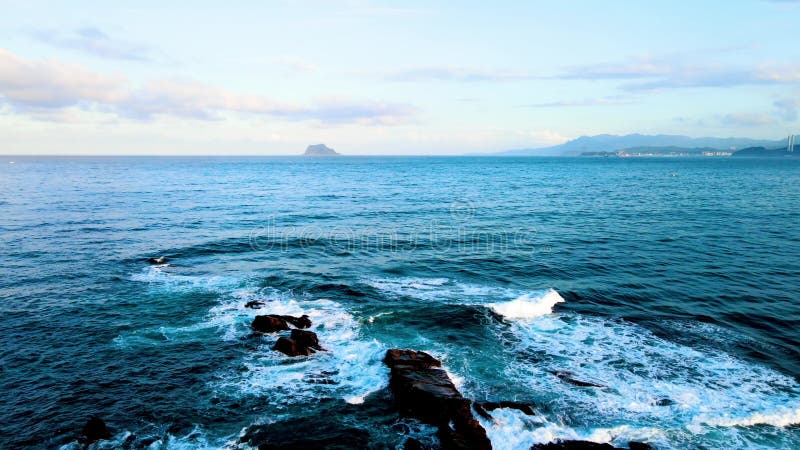 Natural rock formation at Guihou, one of most famous wonders in Wanli