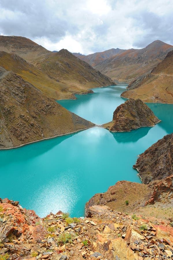 Natural scenery of Tibet royalty free stock image