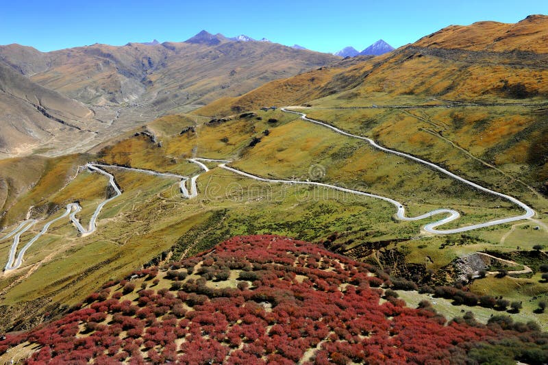 Natural scenery of Tibet royalty free stock images