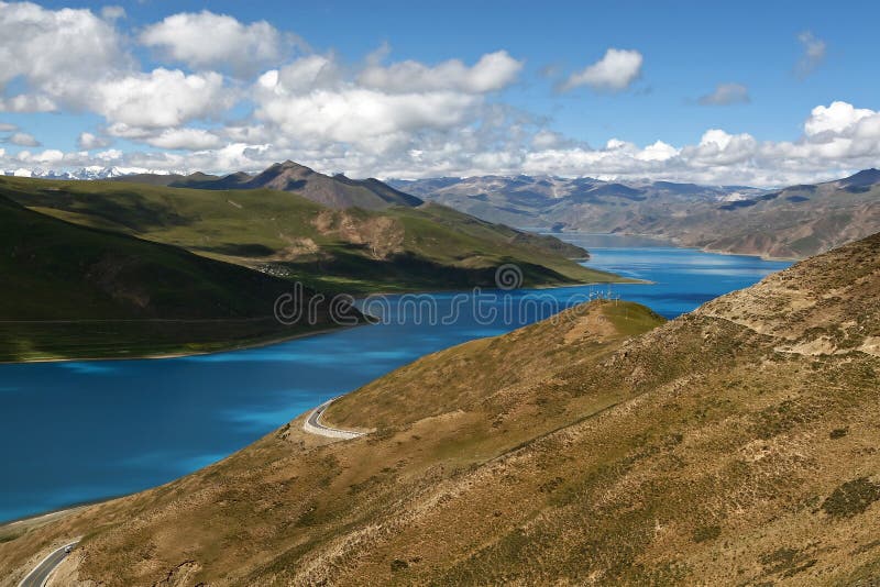 Natural scenery of Tibet stock image