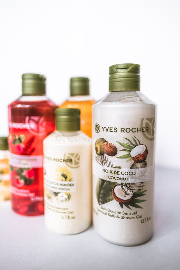 Natural Shower Gels By Yves Rocher Company. Editorial Stock Photo ...
