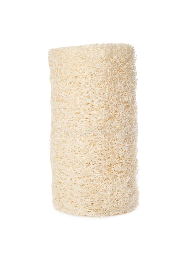 Natural Shower Loofah Sponge Isolated on White Stock Photo Image of