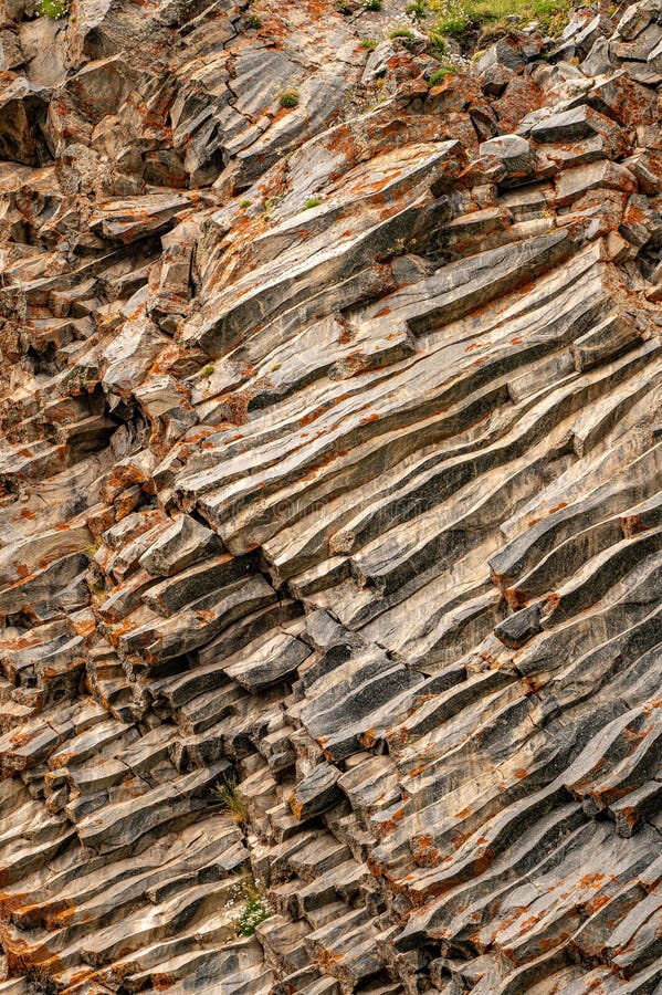 Natural Stone Background Texture. Rock Formation, Unusual Mountain