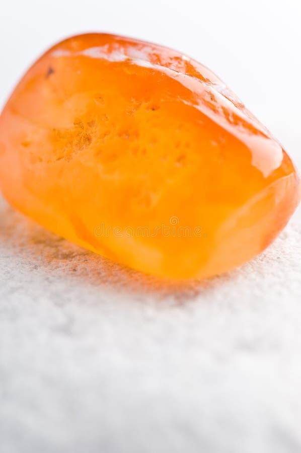 Natural stone carnelian stock image