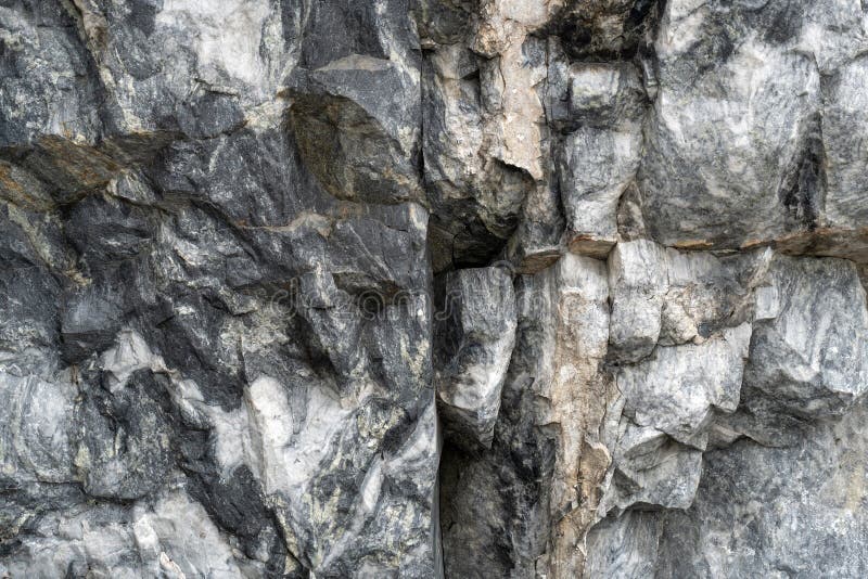 Gray Surface of Marble Stone with Striped Streaks Stock Photo Image