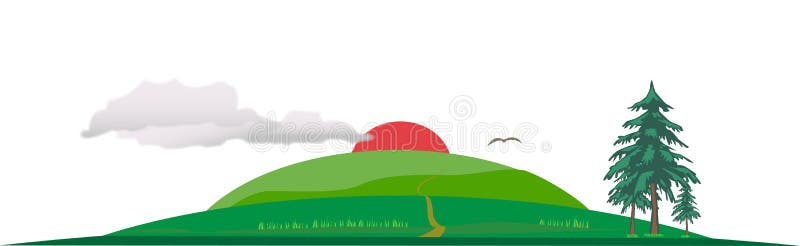 Natural Vector scenery stock vector. Illustration of book - 29938044