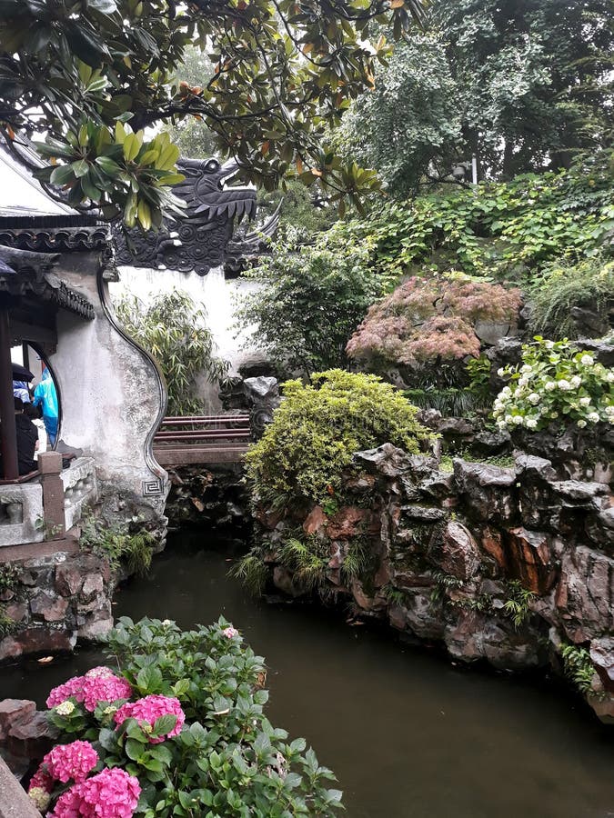 Naturaleza del jardín de Shangai Yu imágenes de archivo libres de regalías Naturaleza del jardín de Shangai Yu imágenes de archivo libres de regalías
