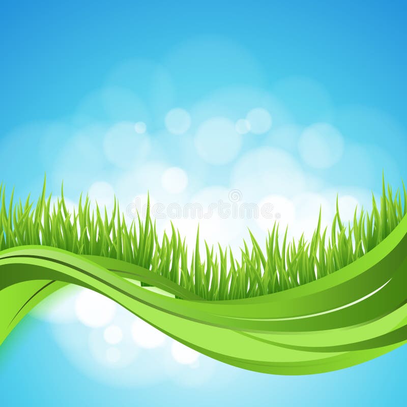 Nature ackground. Abstract backdrop with green gra