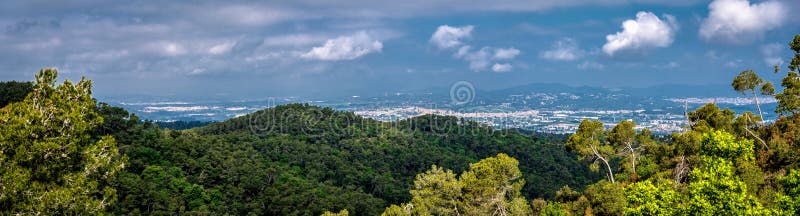 Nature barcelona stock image. Image landscape - 154196643