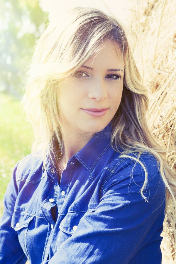 Nature clean portrait beautiful blonde girl woman royalty free stock photos Nature clean portrait beautiful blonde girl woman royalty free stock photos