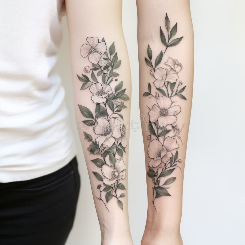 Simple floral tattoo/forearm placement | Wrist tattoos girls, Simple forearm  tattoos, Tattoos for women
