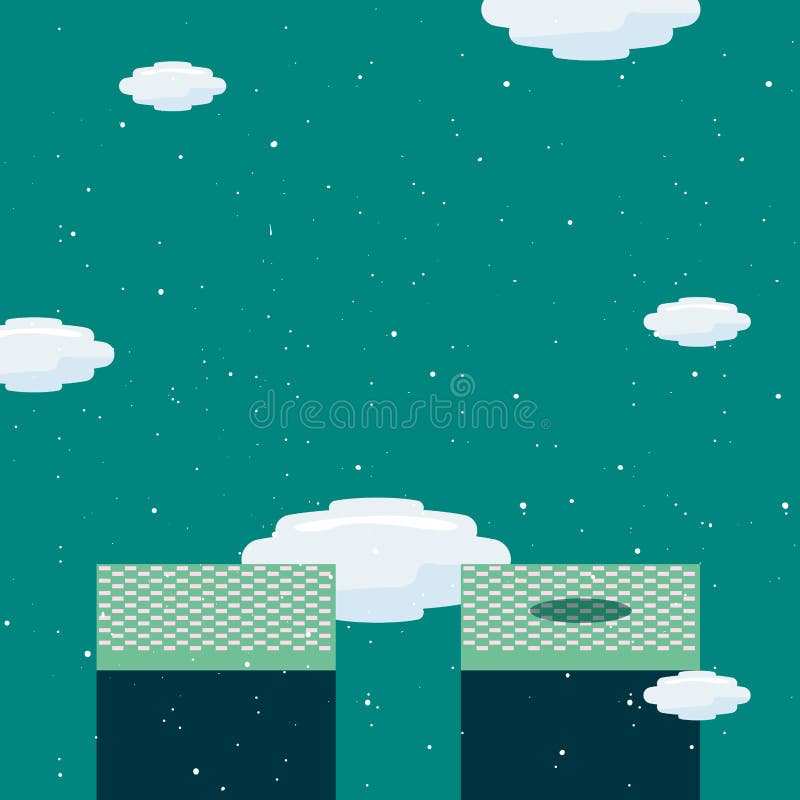 Nature landscape background royalty free illustration