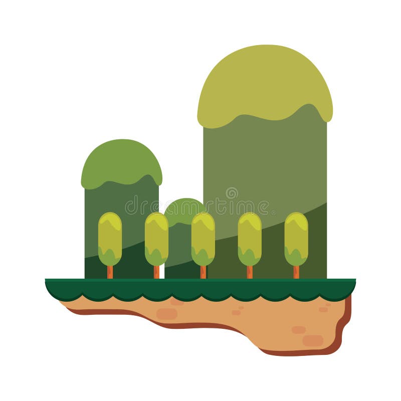 Nature landscape background royalty free illustration