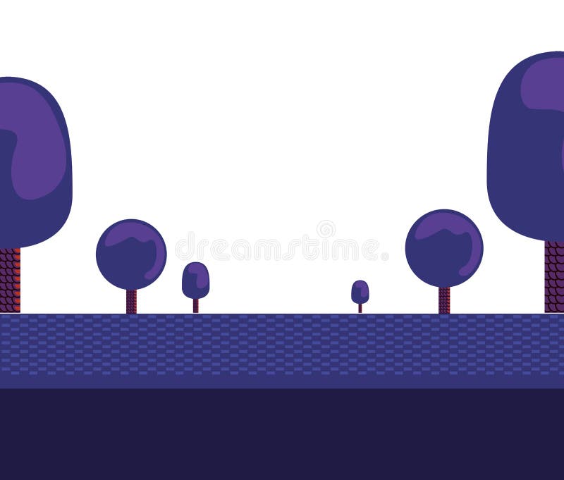 Nature landscape background stock illustration