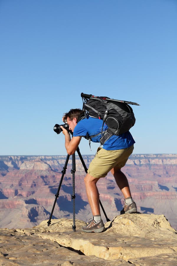 Nature landscape photographer in Grand Canyon