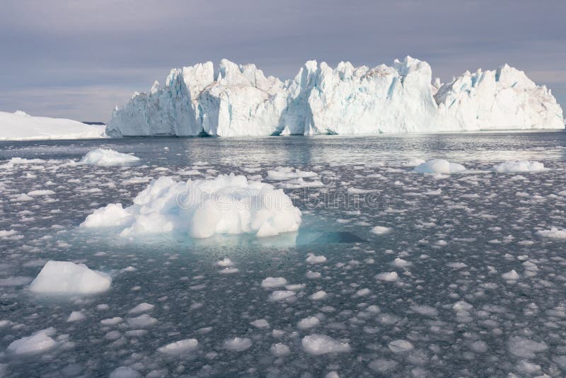 Nature and Landscapes of Greenland or Antarctica. Travel on the Ship ...