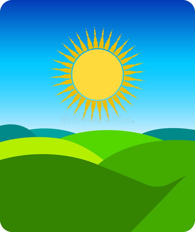 Nature logo royalty free illustration